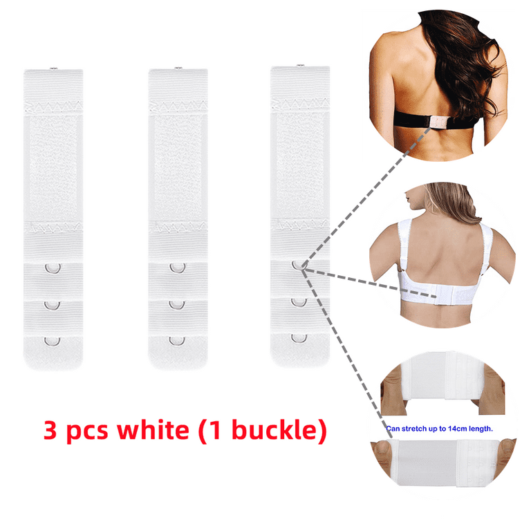 1PCS Adjustable Bra Extender 2/4 Hooks with Elastic Underwear Strap  Extension
