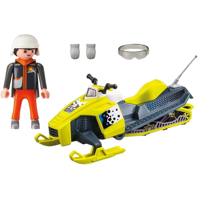 Family Fun Snowmobile Set Playmobil 9285 - Walmart.com