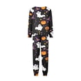 thumbnail image 5 of Halloween Family Matching Pajamas Sets, Halloween Family Leisure Loungewear, Pumpkin Ghost Holiday PJS Sleepwear, Seasonal Halloween Party Family for Home Relaxing Casual Daily Wear Indoor, 5 of 7