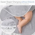 thumbnail image 3 of Baby Sleep Sack with Sleeves, 100% Cotton 1.0 TOG Wearable Blanket, Anti-Startle Sleeping Bag with Fold-Over Mittens, 2-Way Zipper,  6-12Months, 3 of 6
