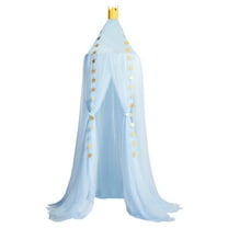 Anckoeil 1.97Ft×7.55Ft Summer Crib Mosquito Net Princess Wind Mosquito Net Baby Child Dome Hanging Floor Bed Curtain