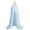 Light Blue, variant on Summer Crib Mosquito Net, Princess Wind Mosquito Net for Baby Child, Dome Hanging Floor Bed Curtain, Baby Crib Mosquito Protection