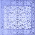 thumbnail image 1 of Ahgly Company Machine Washable Indoor Square Oriental Blue Traditional Area Rugs, 3' Square, 1 of 4