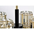 thumbnail image 4 of Sirita 16 in. 4-Light Indoor Matte Black and Brass Finish Chandelier with Light Kit, 4 of 5
