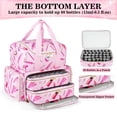 thumbnail image 2 of Estuche organizador de esmaltes de uñas Jaffzora extra grande, color rosa, 2 of 8