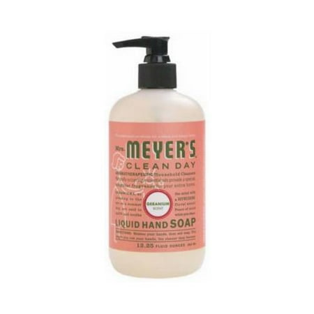 Mrs. Meyer s Clean Day Liquid Hand Soap Geranium 12.5 oz 6/Carton 651332