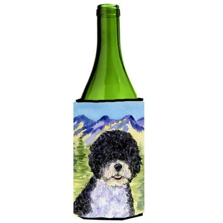 

Portuguese Water Dog Wine bottle sleeve Hugger - 24 oz.