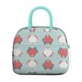 thumbnail image 2 of Lunch Bag Lunch Box for Women Reusable Insulated Lunch Bags,Water-Resistant Crab Design Pattern Cooler Lunch Tote Bag, Large Capacity for Work Travel Picnic, 2 of 6