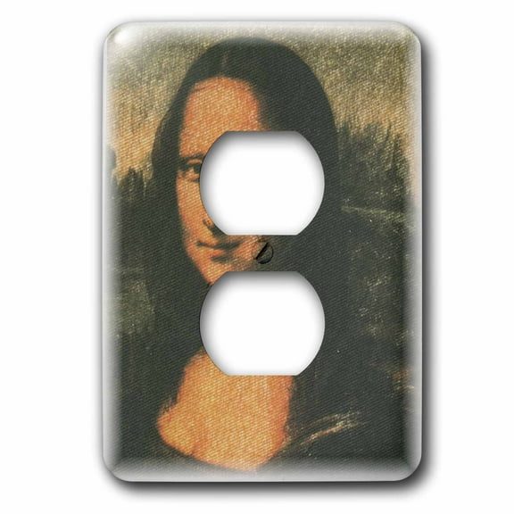 3dRose, Mona Lisa, 2 plug outlet cover