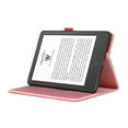thumbnail image 3 of Case for Amazon Kindle 6 Inch 2024, Cloth Texture Business Tablet Cover with Multi-Angle Flip Stand & Card Holder, Full Protection Case for Amazon Kindle 11th Generation 2022, Pink, 3 of 6