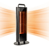 Patio Heater, EAST OAK 1200W Under Table Electric Infrared Heater with Double-Sided Design Silent Heating, IP65 Waterproof Outdoor Heater with Handle and Protection from Tip-Over & Overheating