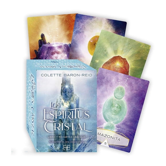 Los Espíritus cristal Libro y cartas Arkano Books 9788417851163