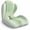 Green, variant on Ergonomic Memory Foam Seat Cushion with Back Support, 2-in-1 Coccyx Cutout Chair Pad for Office, Car, Gaming Chair and Wheelchair, Contoured Lumbar Support for Long Sitting