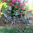 thumbnail image 4 of Homestyles 7"H Butterfly Fairy in Bronze Patina Home Patio & Garden Statue Figurine, 4 of 4