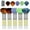 B, variant on 12pcs Darts Plastic Tip, EEEkit Soft Tip Darts, 18 Gram with 100 Extra Black 2BA Replacement Tips, Aluminum Shafts, Safe Flights for Electronic or Plastic Dartboard, 4 Color