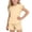 E081-Beige, variant on hengsof Girls Solid Ice Silk Ruffled Short Sleeve T Shirt Shorts Set, Summer Crewneck Fashion Casual Two Piece Outfit for 1-10 Years