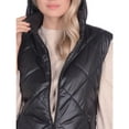 thumbnail image 5 of Lovskoo Womens Winter Coats Hooded Quilted Jacket Warm Clothes Plus Size Lapel Cotton Padded Coat Long Sleeve Jacket Black, 5 of 6