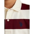 thumbnail image 4 of U.S. Polo Assn. Boys Long Sleeve Rugby Stripe Polo Shirt, Sizes 4-18, 4 of 4