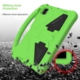thumbnail image 7 of Kids Case for iPad Air 11 Inch 2024 / iPad Pro 11 Inch 5th Generation 2024 with Kickstand/Handle Stand Lightweight Soft EVA Foam Shockproof Silicone Cover Boy Girl, Green, 7 of 7