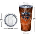 thumbnail image 3 of Denver Fans Customized Tumbler With Personalized Name And Number,Gifts For Men,Women And Fans!16oz, 3 of 5
