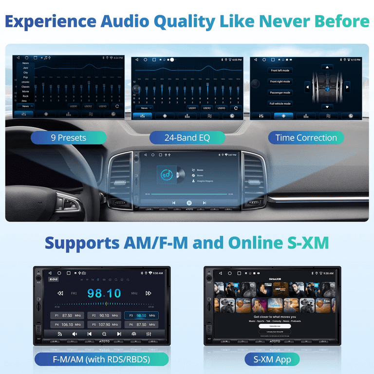 ATOTO Car Stereo Double Din Car Stereo7in Car Audio Head