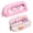 Pink, variant on Four Candies Cute Pencil Case, Magnetic Design Pencil Pouch Pink