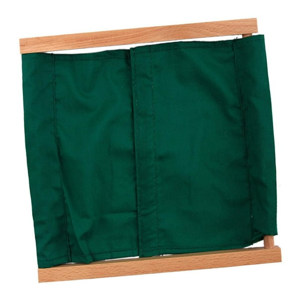Montessori Materiales Juguetes de Educación Caja de Ropa Botón Bowknot Clothing Box para Niños Preschool Cola de Hugo Vestido con hebilla