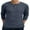 Navy Blue, variant on GIRUNS Men's Long Sleeve Waffle Henley Casual Henley T-shirts for Men