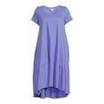 thumbnail image 5 of Terra & Sky Women's Plus Size Tiered Knit Maxi Dress, 5 of 5