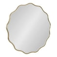 thumbnail image 1 of Kate and Laurel Viona Modern Scalloped Round Mirror, 32 Inch Diameter, Gold, Decorative Circle Wall Mirror with Unique Rippled Edge and a Glamorous Gold Finish, 1 of 8