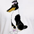 thumbnail image 3 of CafePress - Smooth Tricolor Collie Fitted T Shirt - Fitted T-Shirt, Vintage Fit Soft Cotton Tee, 3 of 4