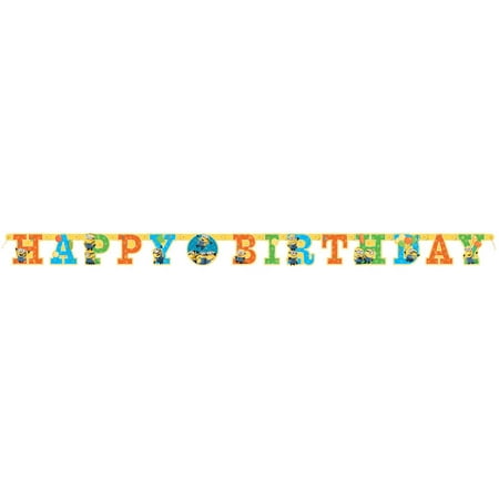 Despicable Me Minions Birthday Banner, 6ft