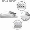 thumbnail image 2 of Bathroom Shelve  No Drill Corner Shelf Bathroom Adhesive Shower Organizer Wall Mounted No Drilling Storage Organizer for Kitchen Toilet Kitchen Storage Shower Caddy (Color : White), 2 of 6