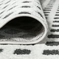 thumbnail image 5 of JONATHAN Y SOUTH BEACH 2 x 8 Runner Rug, Rabat Pile Mini-Diamond Trellis - White/Black, SBH101B-28, 5 of 9