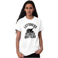 thumbnail image 4 of Leftovers are for Quitters Turkey Day Men's Graphic T Shirt Tees Brisco Brands M, 4 of 6