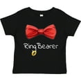thumbnail image 3 of Inktastic Ring Bearer- red bow tie Boys or Girls Toddler T-Shirt, 3 of 5