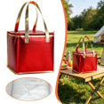 thumbnail image 2 of Insulated Cake Bag | Oimcto Non-Woven Portable Cooler with Zipper, Aluminum Foil Thermal Bag for Cake, Pizza & Catering (35X35X40Cm), 2 of 6