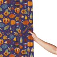 thumbnail image 3 of Shower Curtain, Thanksgiving Turkey 2 Waterproof Fabric Plastic Shower Curtain, Drying Fast Bathroom Curtain with 9 Buttonholes, Ruffle Shower Curtain 60x72in, 3 of 8