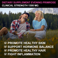 thumbnail image 6 of GPGP GreenPeople Evening Primrose Oil Supplements (1300mg) with Naturally Occurring GLA (Gamma-Linolenic Acid) for Face, Skin & Hair, 240 Softgels, 6 of 7