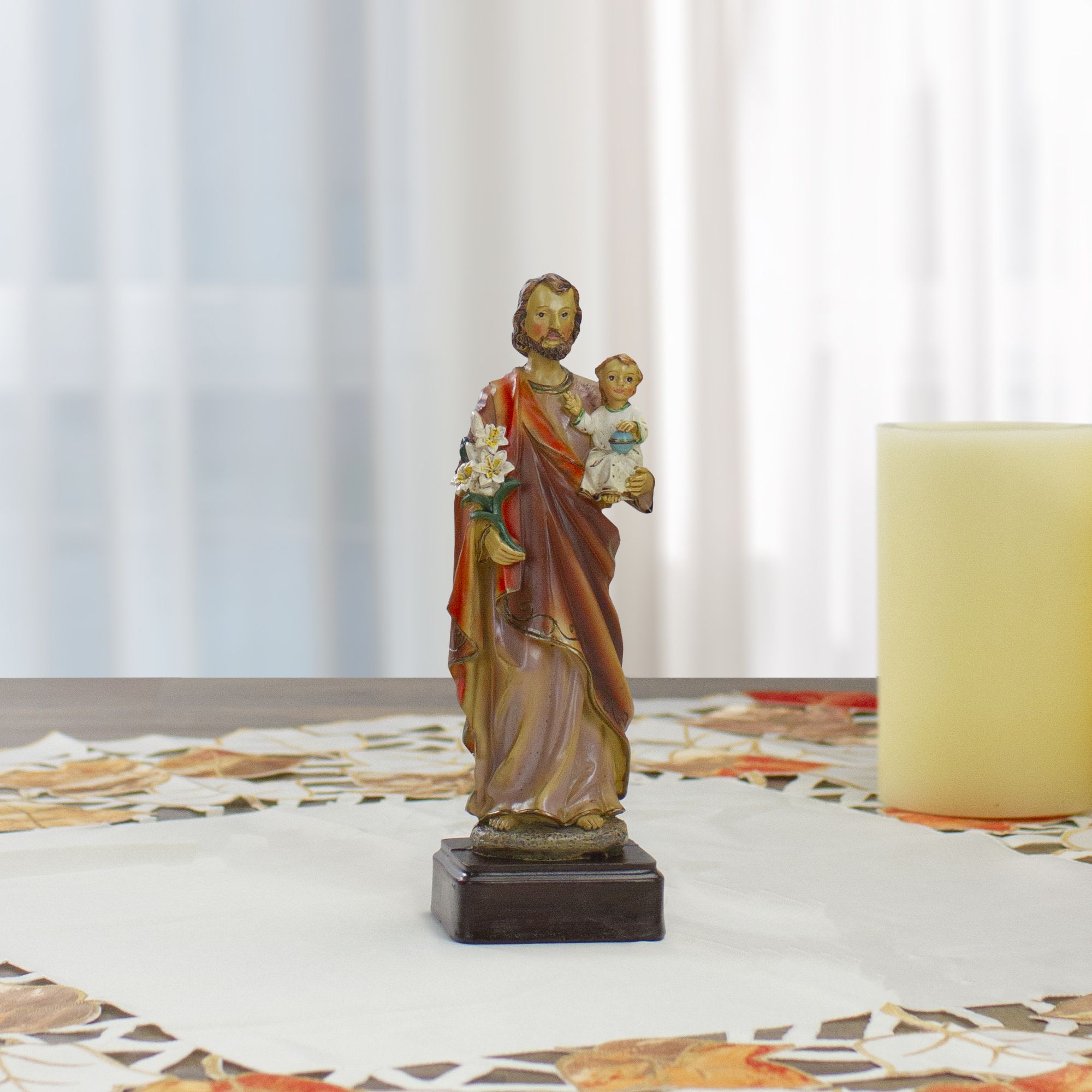 9" St. Joseph Religious Resin Tabletop Figurine