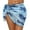 Blue Palm, variant on Women's Skull Skeleton Beach Sarongs Y2K Sheer Cover-Ups Gothic Bikini Wrap Cover Up Chiffon Beach Sarong for Teen Girls