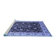 thumbnail image 2 of Ahgly Company Machine Washable Indoor Square Oriental Blue Industrial Area Rugs, 3' Square, 2 of 4