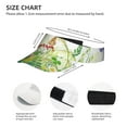 thumbnail image 4 of Disketp Plants And Insects Sun Visors for Women Men Unisex Tennis Golf Visor Hat Adjustable Summer Hats Sport Outdoor Visor Hat UV Protection Cap, 4 of 8