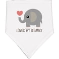 thumbnail image 2 of Inktastic Loved by Grammy Baby Bandana Bib, 2 of 4