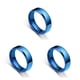 thumbnail image 2 of Anillo de banda Minnieouse unisex para aniversario de bodas joyería de mano estética acero negro dorado plateado Azul, 2 of 6
