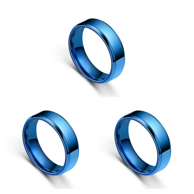 Qarigey Anillo de banda Unisex para boda, escuela, estética, mujer, hombre, esposa, marido, joyería de mano, regalos de cumpleaños personalizados, Type1 NO1 Qarigey CBP222565
