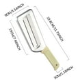 thumbnail image 3 of Cabbage Shredder for Coleslaw Sauerkraut, Manual Cabbage Slicer Cutter with Stainless Steel Blades, Lettuce Knife Peeler, Kitchen Vegetable Mandoline Slicer for Fruit Grating, 3 of 5