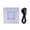 Silver, variant on Touch Crystals Lamp Base with LED Glows Multicolor for Ambiances Display