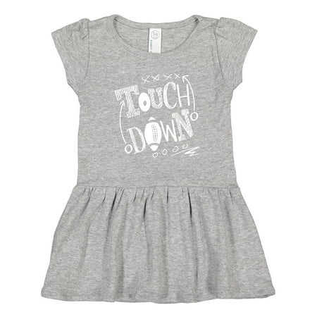 

Inktastic Touchdown Chalkboard Football Play Design Girls Toddler Dress