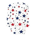 thumbnail image 5 of FAVIPT Fourth of July Crop Shirts for Women 3/4 Sleeve Crew Neck Tops American Flag Patriotic Print Blouses Casual Dressy Summer 2025 Tunic Tees Multicolor,XXXL, 5 of 5